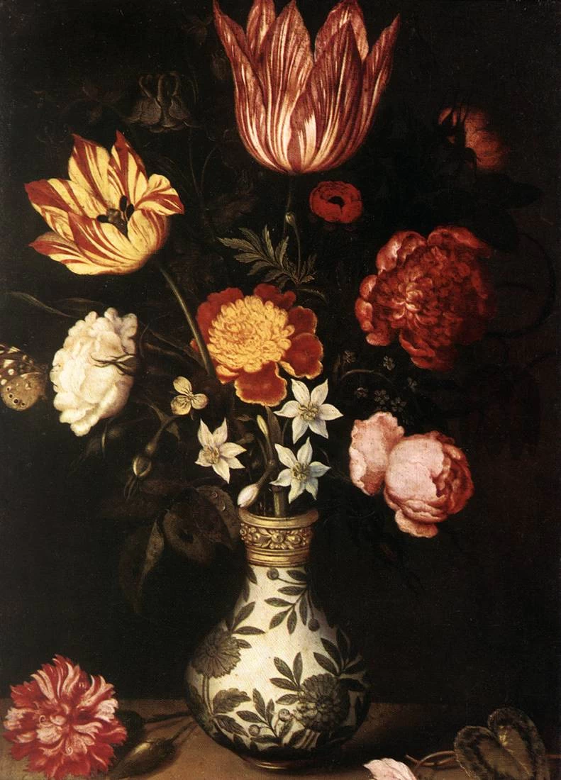 Natura morta con fiori in un vaso Wan - Li, Rijksmuseum, Amsterdam